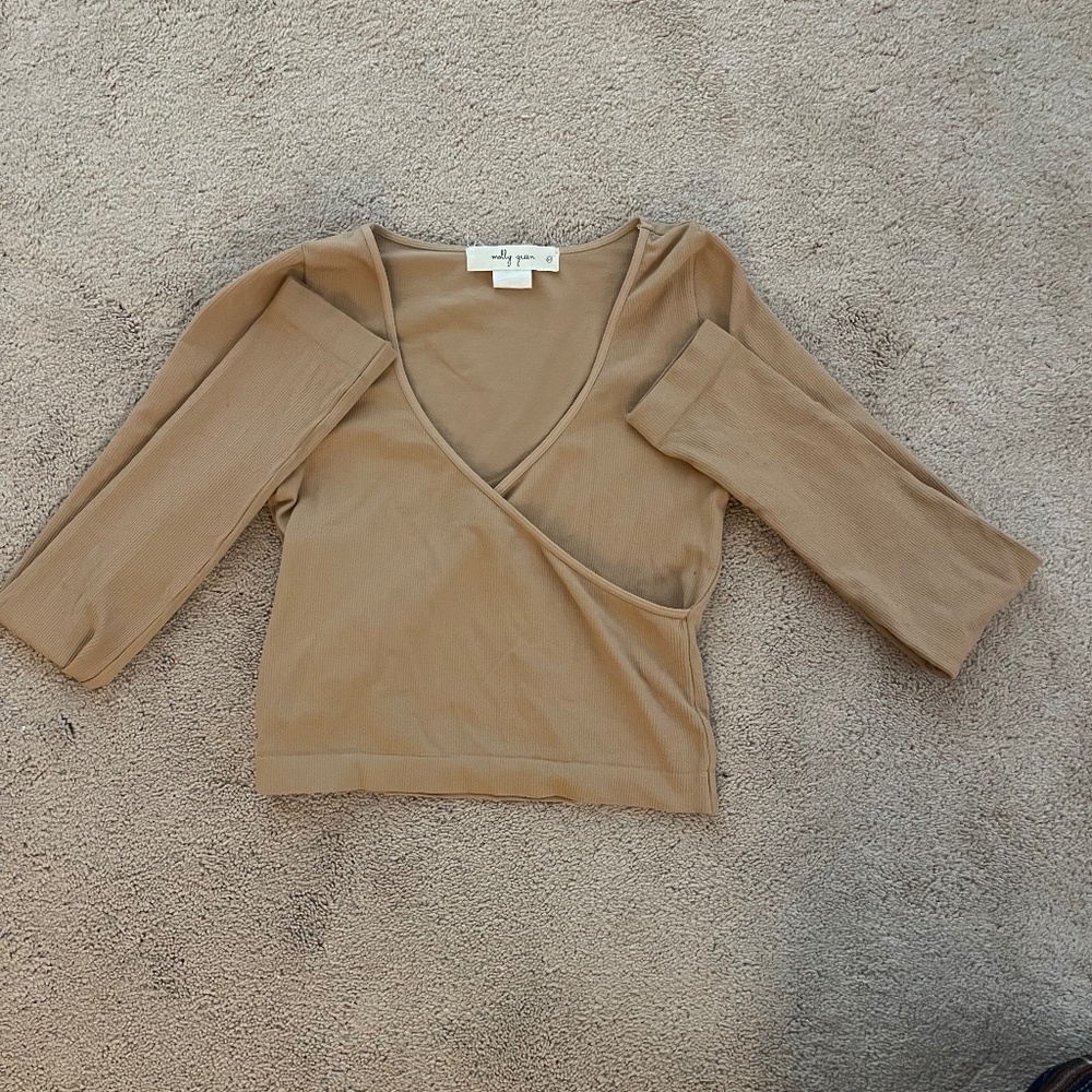 Molly green cross front top